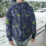 Kurtka ocieplana  128 szara narciarska Reserved