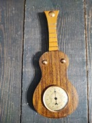 Drewniany barometr gitara Vintage