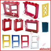 LEGO 3853 3854 3582 2529 7026 31bc01 OKNO okiennica szyba do starych zest. 