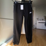 Spodnie Dresowe Damskie NIKE Joggery Czarne M Standard Fit Mid Rise
