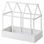 Szklarnia dekoracyjna IKEA SENAPSKAL, do wewnątrz/na zewnątrz, biały, 29 cm