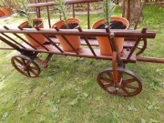 Wóz Na Stół Wiejski, Na WESELA, Ozdoba do ogrodów