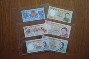 Bhutan zestaw banknotów 6 sztuk  stan 1