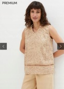 Bluzka damska lniana r.36, 100% len