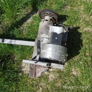 Palnik z podajnikiem na zboże