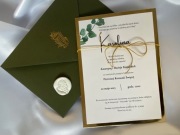 Zaproszenia komunijne na Pierwszą Komunię Świętą z lakiem-personalizacja