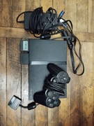 Konsola PlayStation 2 + PAD + zasilacz + karta fmb (OPIS)