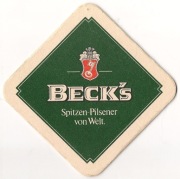 Podstawka do piwa BECKs 1 + gratis !!