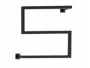 Wieszak na ręczniki Loft Industrial czarny Spring nowoczesny