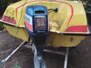 Sprzedam motorówkę z silnikiem Yamaha 55KM dwusuw,