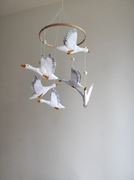 Karuzela do łóżeczka z filcu, handmade baby mobile