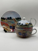 Porcelanowy zestaw Tea for one Poppy Field Moneta The Leonardo Collection
