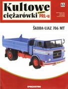 1:43 SKODA LIAZ 706 MT, KULTOWE CIĘŻARÓWKI PRL, NR 65