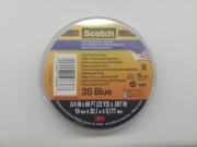 3M Taśma izolacyjna SCOTCH 35 vinyl niebieska, 19mm x 20m