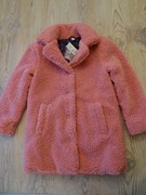 płaszczyk typu futerko dla dziewczynki