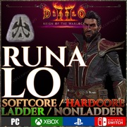 Diablo 2 Resurrected RUNA LO rotw Warlock Ladder s13