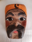 Maska karnawałowa TUREK przebranie PIRAT rękodzieło PRL Dzień Dziecka bal