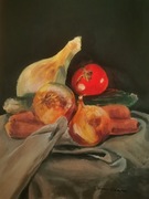 Martwa Natura do Kuchni Obraz Ręcznie Malowany