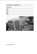 Instrukcja obsługi Fendt Favorit 816, 818, 822, 824 PL