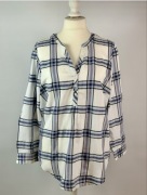 Tunika Bluzka Oversize Kratka Wiskoza Plus Size 44 46 BDB