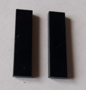 LEGO 2431 płytka 1x4 czarna 6329,6479 2szt