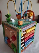 Drewniana kostka edukacyjna