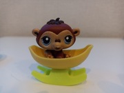 Littlest pet shop małpka #1510 + dodatek 