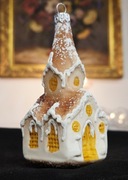 Bombka choinkowa Piernikowy Kościół 1 szt retro styl  