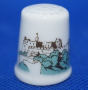 Naparstek Kolekcjonerski Porcelanowy Zamek w Edinburgu