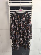 Zwiewna, kobieca sukienka w kwiaty House rozmiar L 40