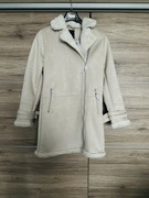 Płaszcz/ kożuszek Mohito beżowy kremowy