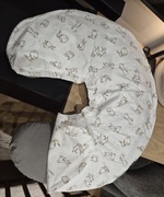 Poduszka do karmienia Ikea len + pokrowiec