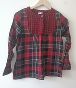 Tunika w kratę dla dziewczynki 