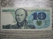 BANKNOT PRL 10 ZŁOTYCH 1982 ROK SERIA R JÓZEF BEM UNC