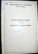 DTR FILTR MAGNETYCZNY FM 50 FM100  SŁUPSK