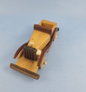 Drewniany Model Samochodu Retro Cabrio Rękodzieło Samochód