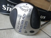 Kij do golfa driver Callaway big bertha steelhead plus 9sto LEWA  headcover