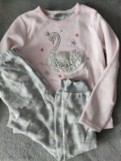 Ciepła zimowa piżama 122 128