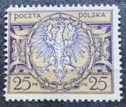 POLSKA Fi.135**Il, 1921r. - Duży orzeł na tarczy barokowej