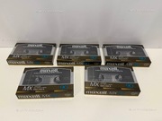 5 kaset magnetofonowych Maxell MX90.