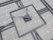 Zegar ścienny "Time machine" 110 x 110cm! 