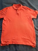 Męska koszulka polo w kolorze pomarańczowym