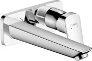 Hansgrohe Logis Jednouchwytowa bateria 19,5 cm, ścienna, podtynkowa