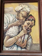 Obraz Dyskretna Namowa 1988 rok Guzy Marcin