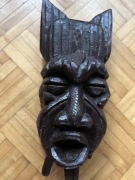 Maska drewniana dekoracyjna rzeźba