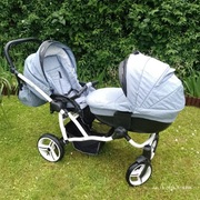 Wózek bliźniaczy, rok po roku Babetto 42