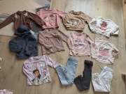 Paka ubrań dla dziewczynki 110-122 smyk sinsay h&m 77 sztuk