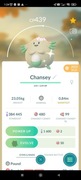 Pokemon Go Shiny Chansey z wiankiem Trade