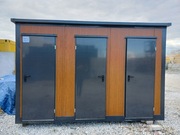 KONTENER SANITARNY 3 KABINY WC,WC i PISUAR oraz PRYSZNIC