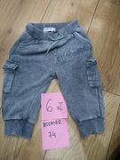 Spodnie dresowe bojówki rozmiar 74 